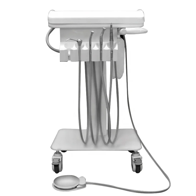 Full Set Dental Mobile Therapy Trolley Unit  Portable Dental Unit