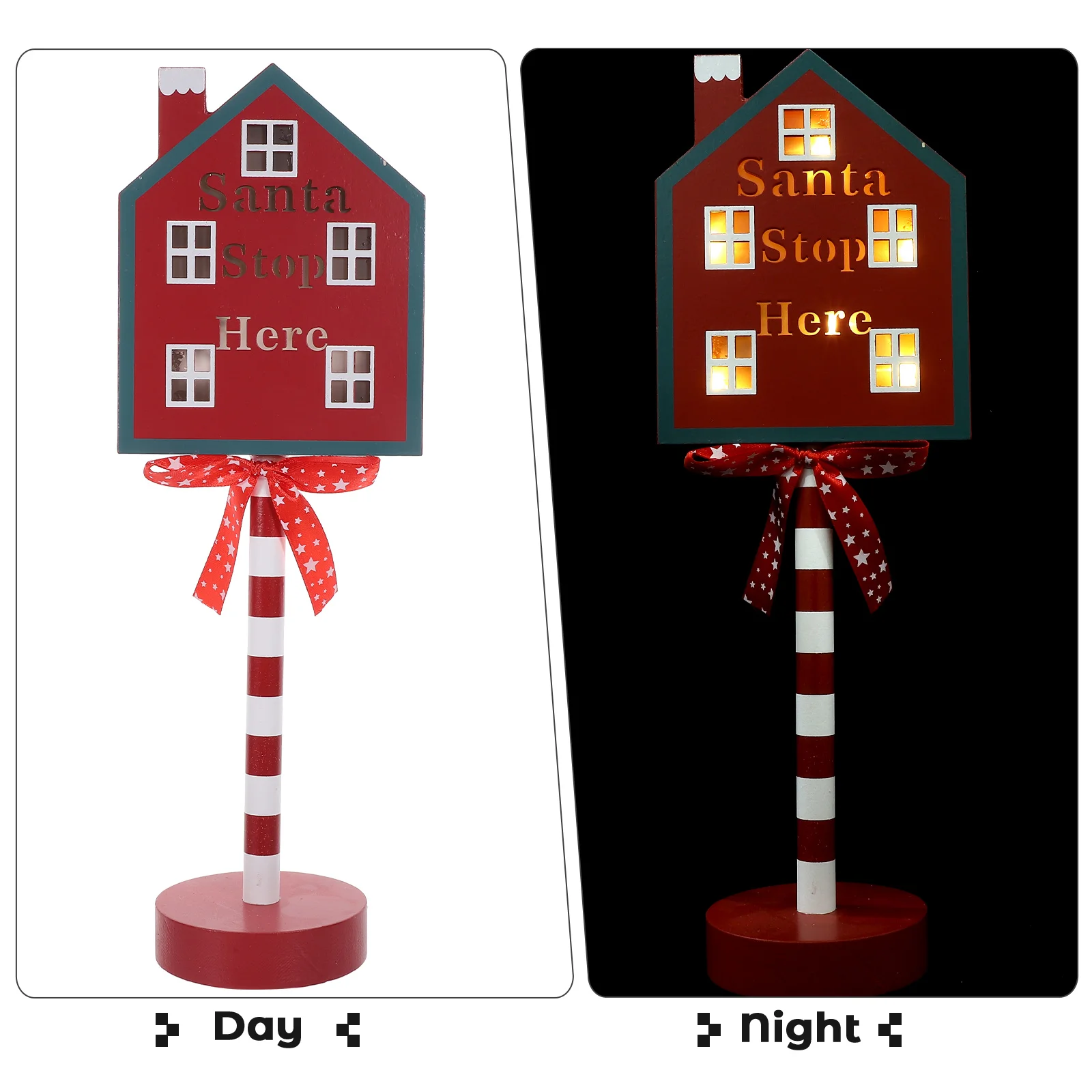 

Christmas Light Decor Outdoor Wood Christmas Decoration for Yard Garden Porch Party Bar Store Indoor Use Xmas Decorative Lamp