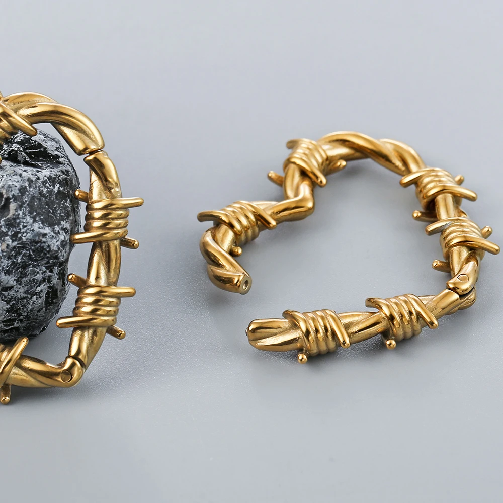 Giga 2er-Set 5mm (4g) Herzförmige Chirurgenstahl-Ohrgewichte für Dehnte Ohren, Hängende Piercings, Ohrhänger, Körperschmuck – Detail 5