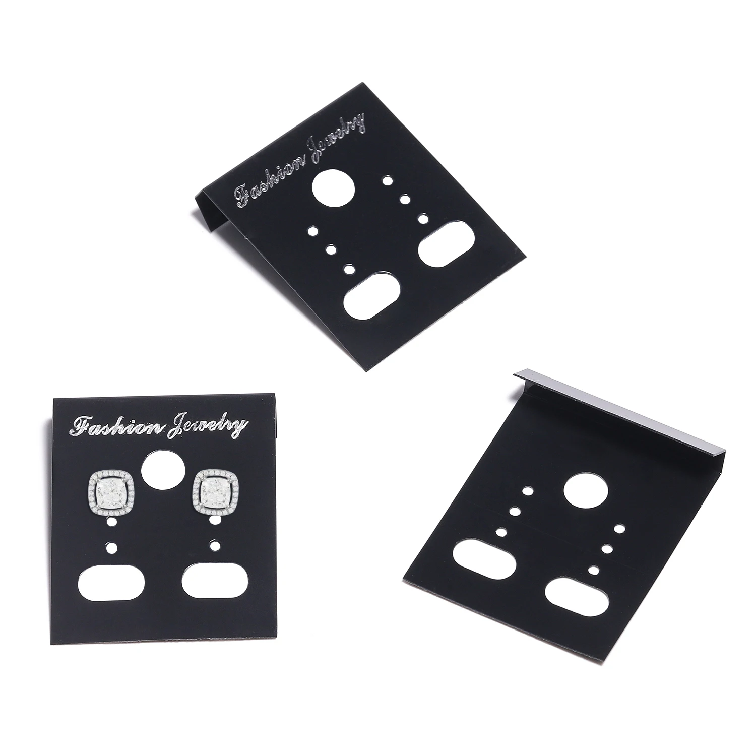 50 stücke/Packung 3,5x3cm Ohrringe Verpackungs karten Display karte für DIY Schmuck Ohrring Ohr stecker Verkaufs preis Tag Ohrring Post halter