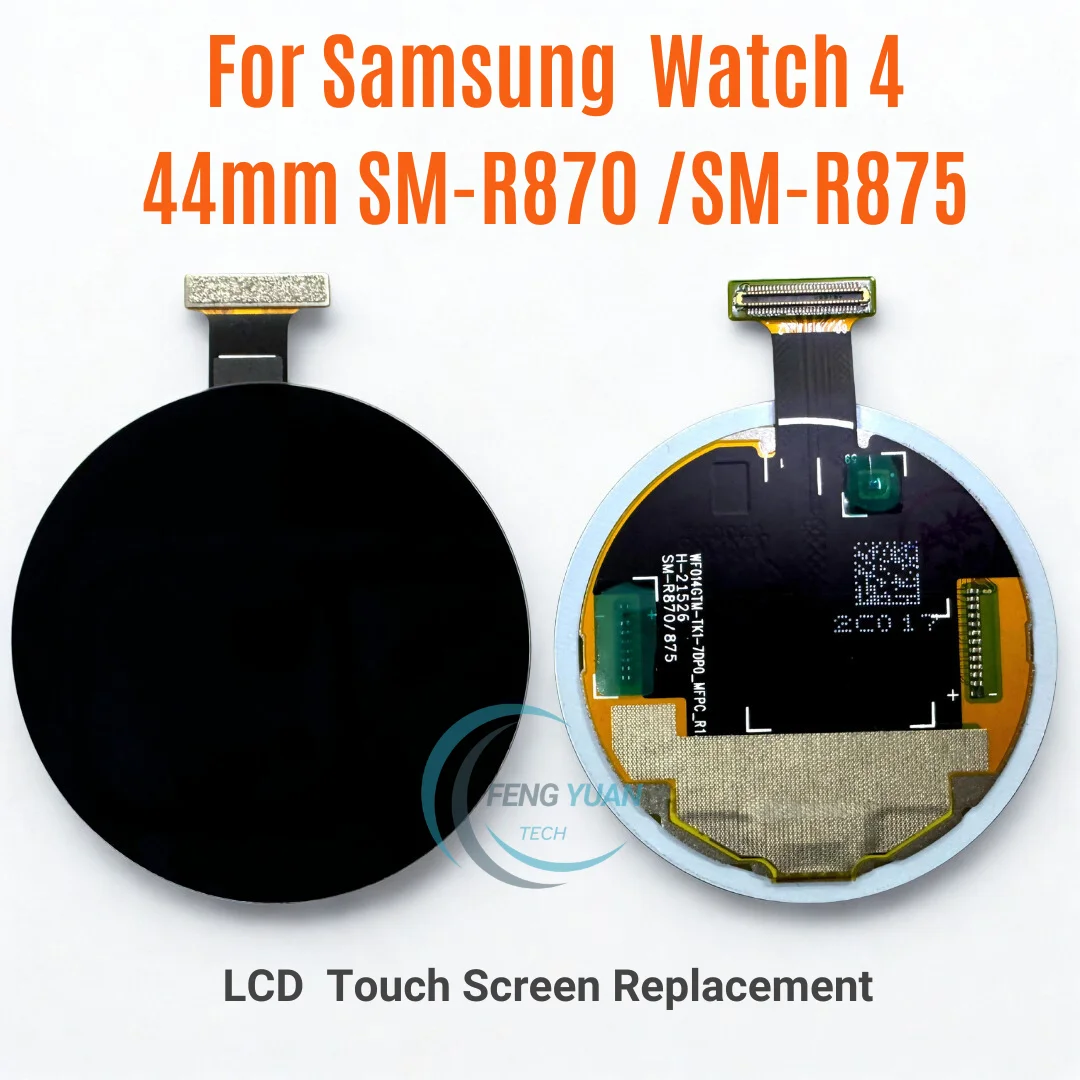 For Samsung Galaxy Watch 4 SM-R870 SM-875 44mm Screen Replacement LCD Touch Display Digitizer
