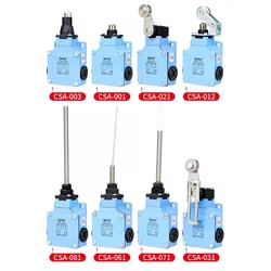 CSA Travel Switch CSA-012/001/003/021/031/061/071/081 Limit Switch Self-Resetting IP66 Sterling Silver Contacts 1NO 1NC