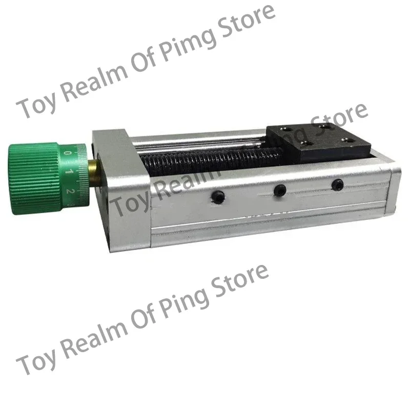 

35x35MM Welding Precision Fine-Tuning Slider Manual Screw Adjustment Sliding Table Welding machine Bracket Slide Stroke 60/100MM