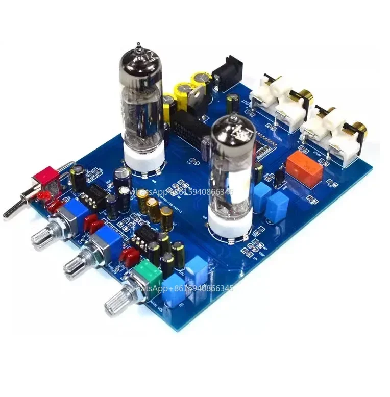 Amplificador Bluetooth com Pré-Amplificador a Vácuo 6J5, Placa de Controle de Tom NE5532, NOVO