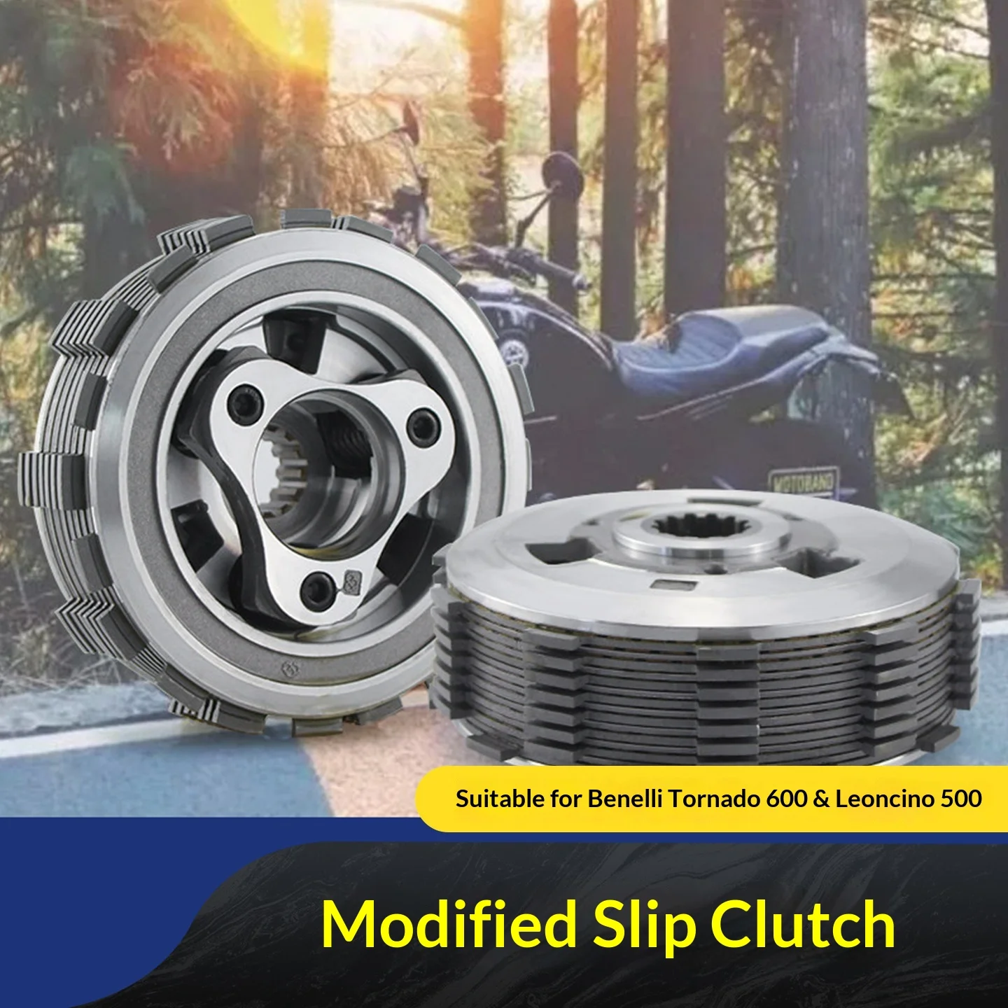 【Premium】For Benelli Huanglong 600, Young Lion 500, 502C, Jinpeng 502X modified slipper clutch non-destructive direct installati