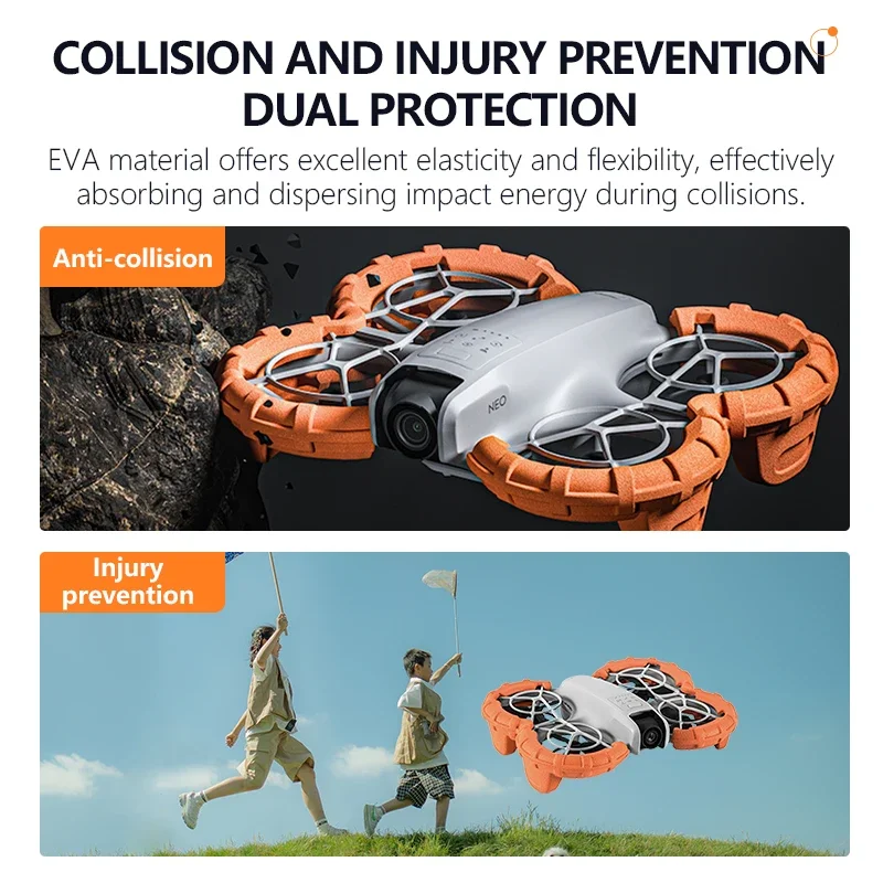 STARTRC для DJI NEO, плавающий пропеллер, защита бампера, реквизит, защита плавучести, кольцо для предотвращения столкновений, посадка на тепло, аксессуары