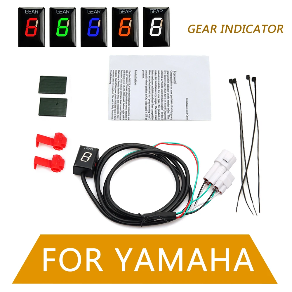 

Для Yamaha YZF R1 R6 FZ8 Mt03 MT-01 Fzs1000 Fazer XJR400 FZ400 Xv1900a Ys250 Xv1600A Xj6 индикатор скорости