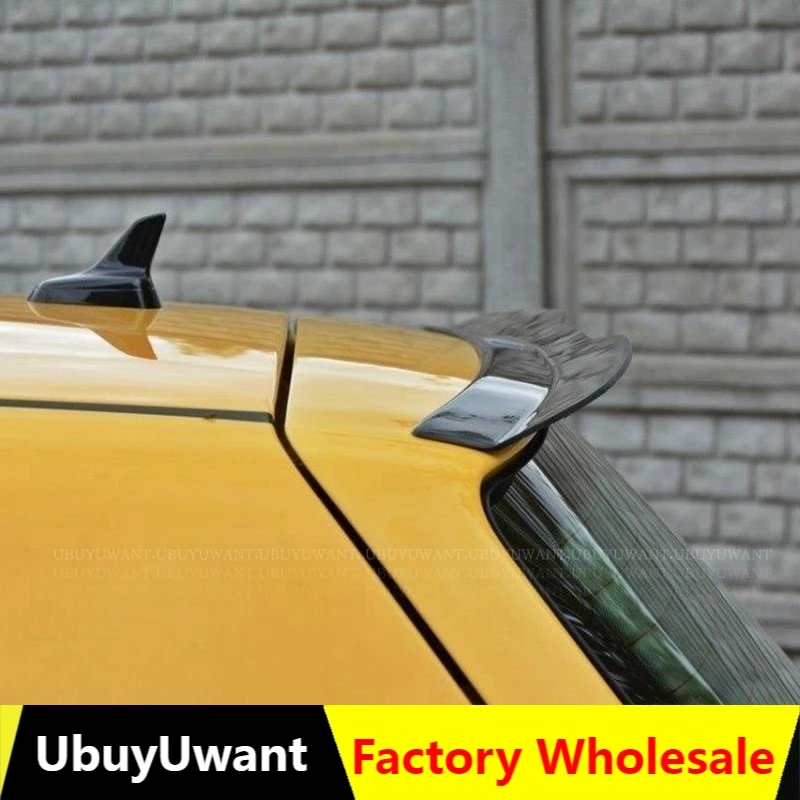 UBUYUWANT Rear Roof Lip Spoiler For 99-06 VW Golf 4 MK4 R32 Hatchback Spoiler ABS Plastic Gloosy Black Car Tail Wing Decoration