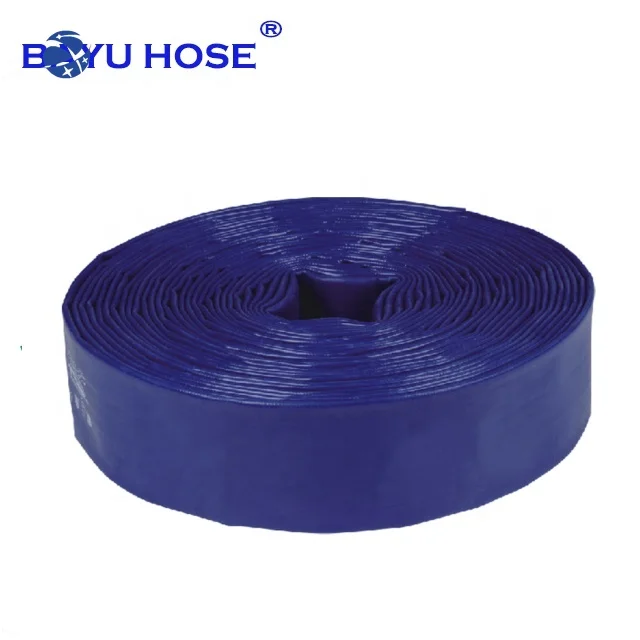 

YyhcPVC Water Layflat Discharge Hose 2.5 Inch Plastic Lay Flat Delivery Pipe Agricultural Water Pump Hose 10 Bar Deep Well Ho