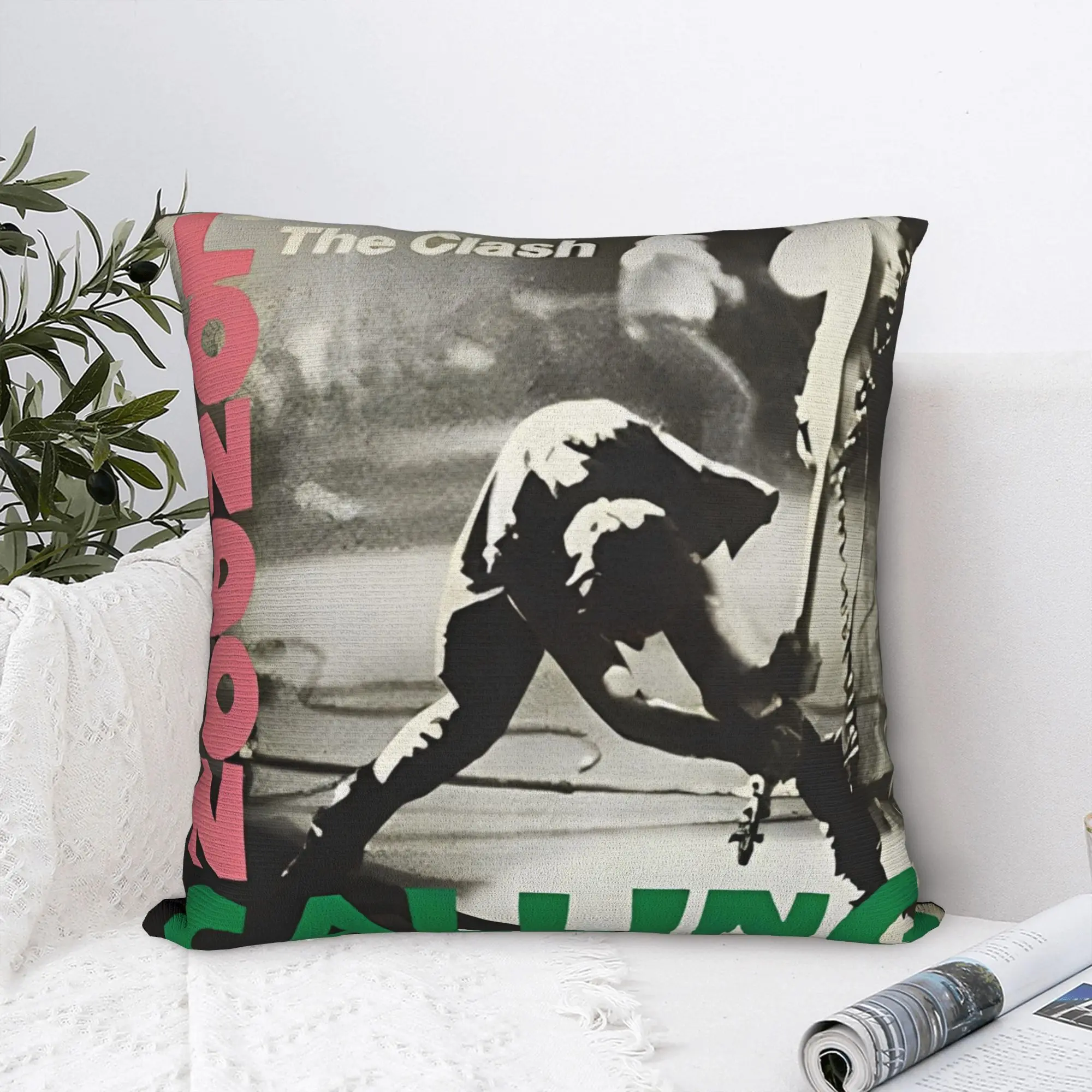 The Clash London Calling Pillowcases  Funny Pillow Case For Office Car Home Decor Comfy Pillow Cover