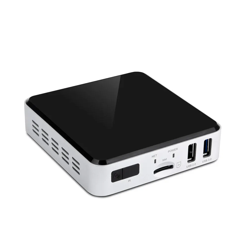Dual Screen Output Fanless Industrial Computer Low Power IoT Edge Solution Commercial Display Media Player Box Set-top Box