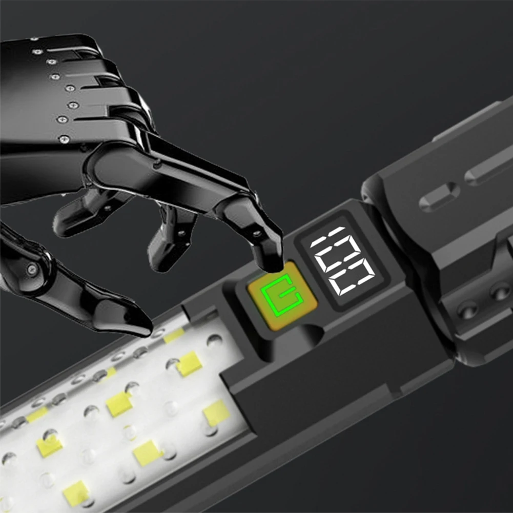 A37T-Zoom Taschenlampe Auto Tragbare Arbeit Licht Multifunktions Outdoor Taschenlampe LED Warnung Suchscheinwerfer