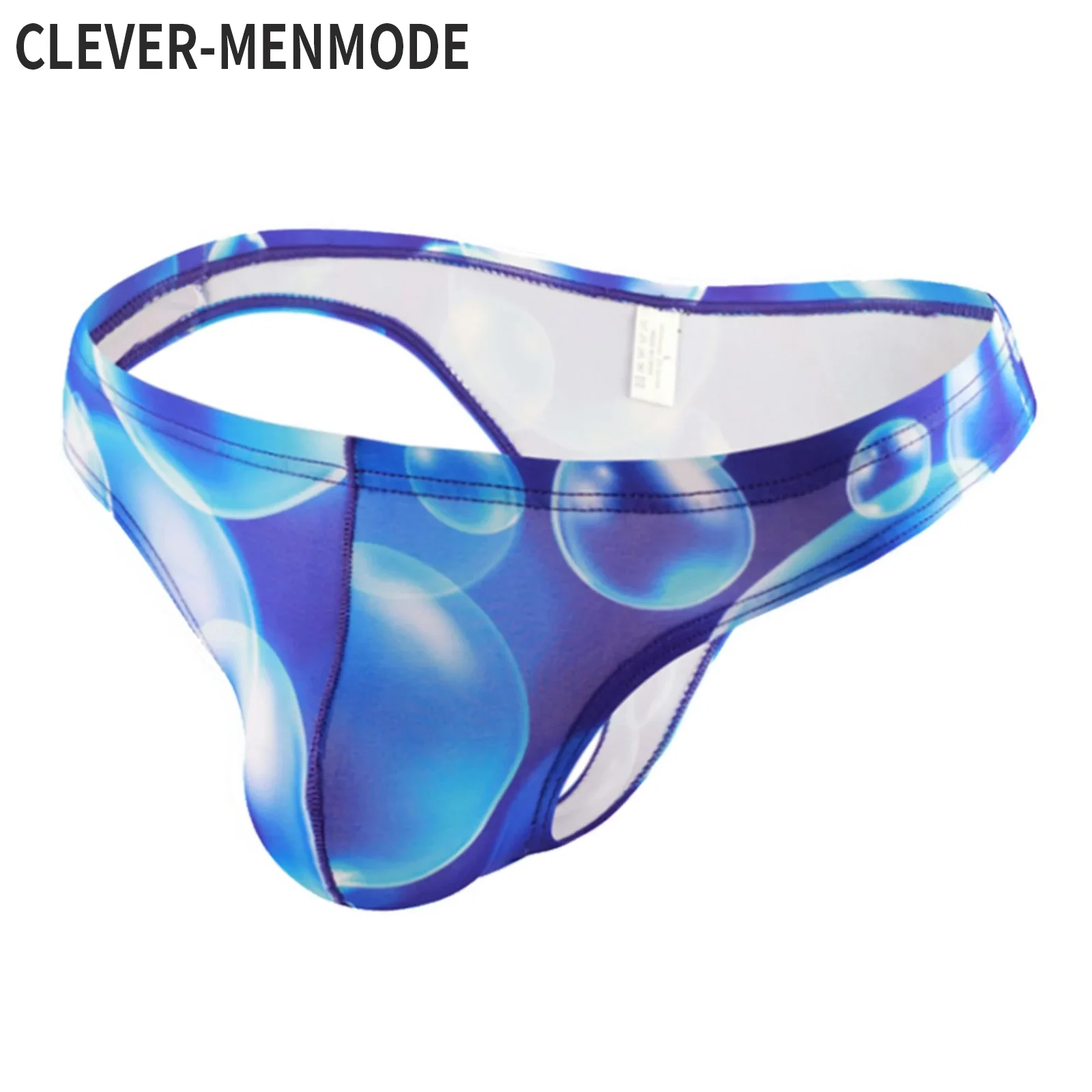 CLEVER-MENMODE Mens Thongs And G String Underwear T-back Men Sexy Low Rise Panties Pouch Cuecas Underpants Slips Homme