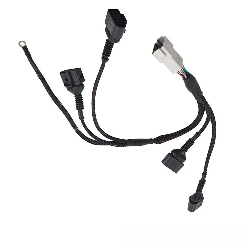 1 Set Ignition Coil Wiring Harness 06B998018T Black ABS For Beetle 1.8L Car Electrical Replacement Part