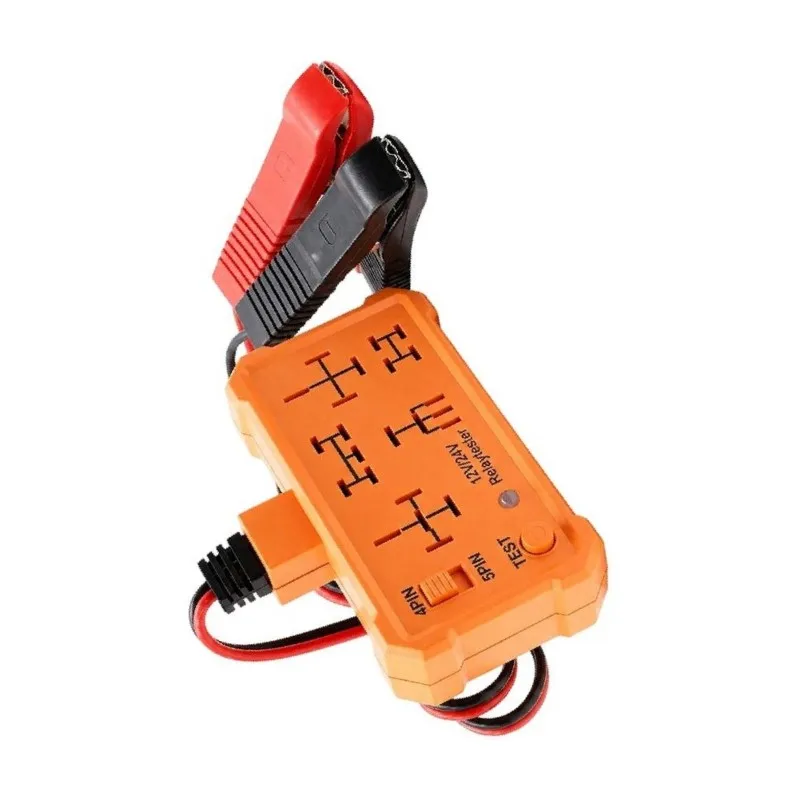 ABAE-Multi-Position Relay Tester For 12/24V Systems - 5-Slot Relay Diagnostic Tool