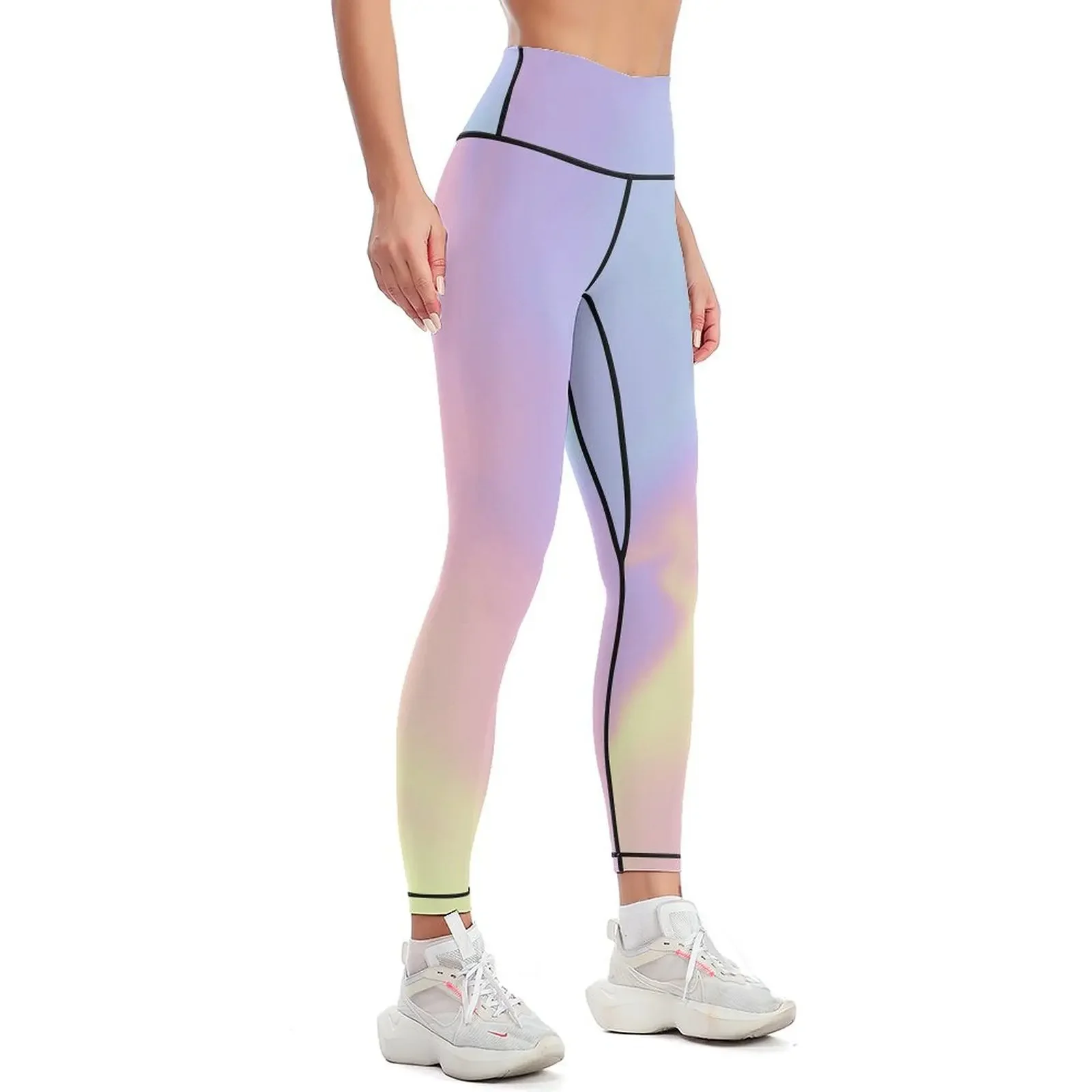 Pastel cloud Leggings flared Legging sexy woman Womens Leggings