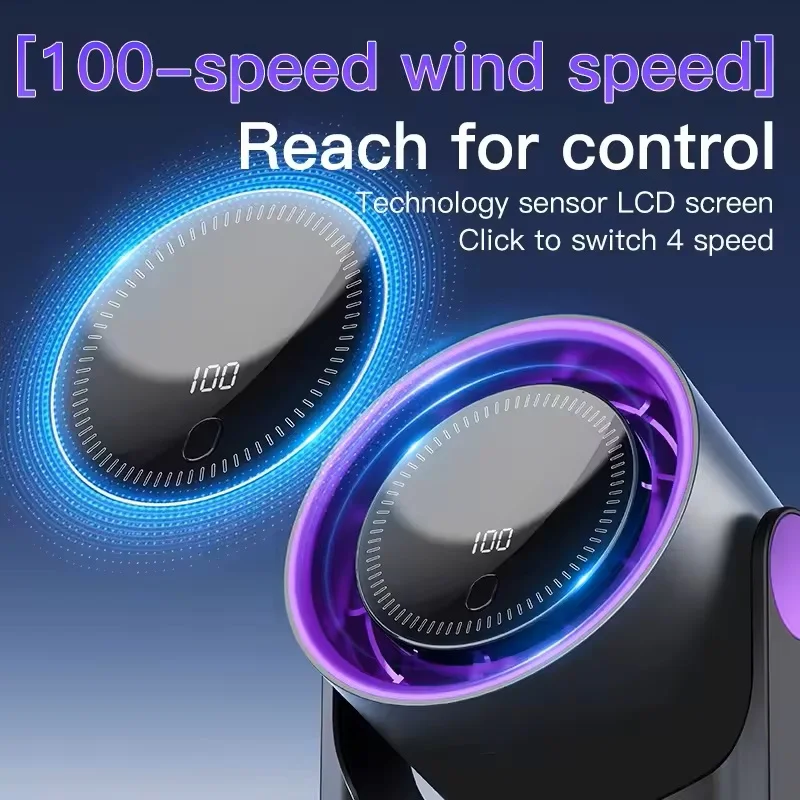 Xiaomi MIJIA 100 Level Electric Fan Circulator Wireless Portable Home Quiet Ventilator Desktop Digital Display Fan Air Cooler