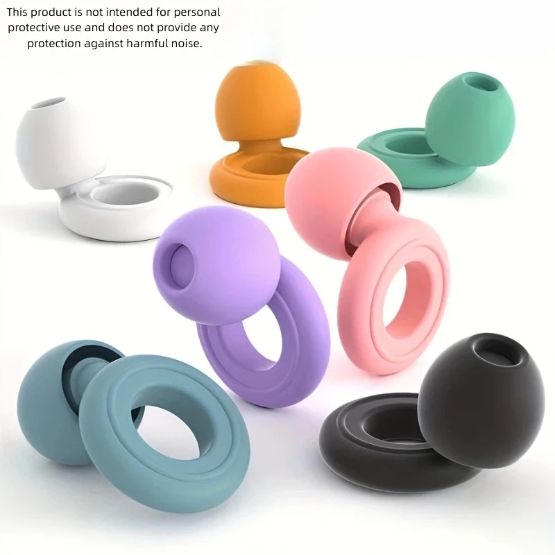 

1Reusable silicone earplugs，Suitable for sleeping and swimming，Gift2For replacement ear caps，Suitable for snoring，Learning，Trave