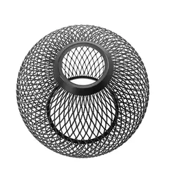 Lamp Light Shade Lampshade Cover Cage Guard Ceiling Pendant Metal Hollow Wire Vintage Chicken Shades Spherical Decor