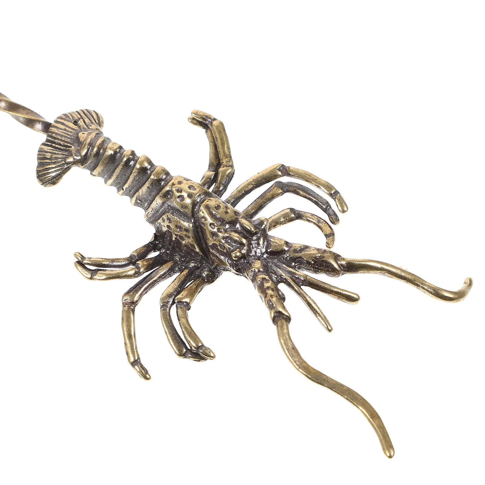 

1pc Vintage Brass For Ceremony Kung Fu Tools Art Accessories Chinese Teaware Cleaning Tool Sea Animal Shape Craft Brass