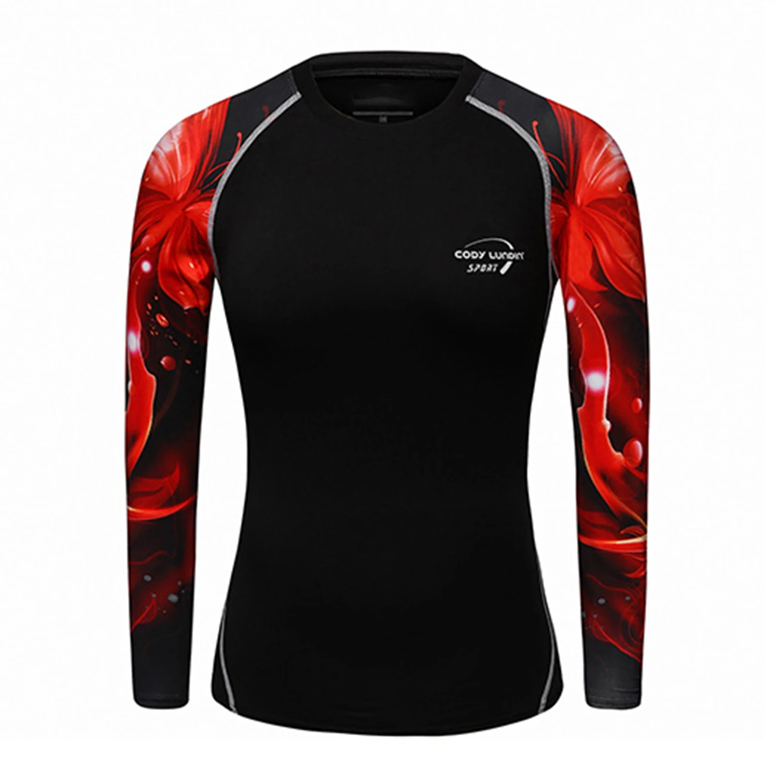 Women Long Sleeve Sports Quick-drying T-shirt Surfing Swimming Fitness Running Yoga Tops Rash Guard Wetsuit Swimwear Sportswear