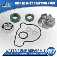 SJ-Kit de reparación de bomba de agua para motocicleta accesorios rodamiento de eje Mpeller para Honda CRF250R 2004 - 2009 CRF250X 2004 2005 - 2009
