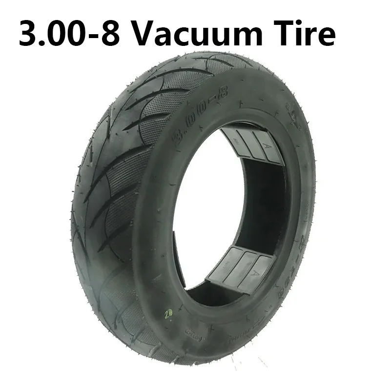 3.00-8 Vacuum Tires Suitable for Handcarts, Motorcycles, Electric Scooters, Tricycles, 300-8 Tire Replacement