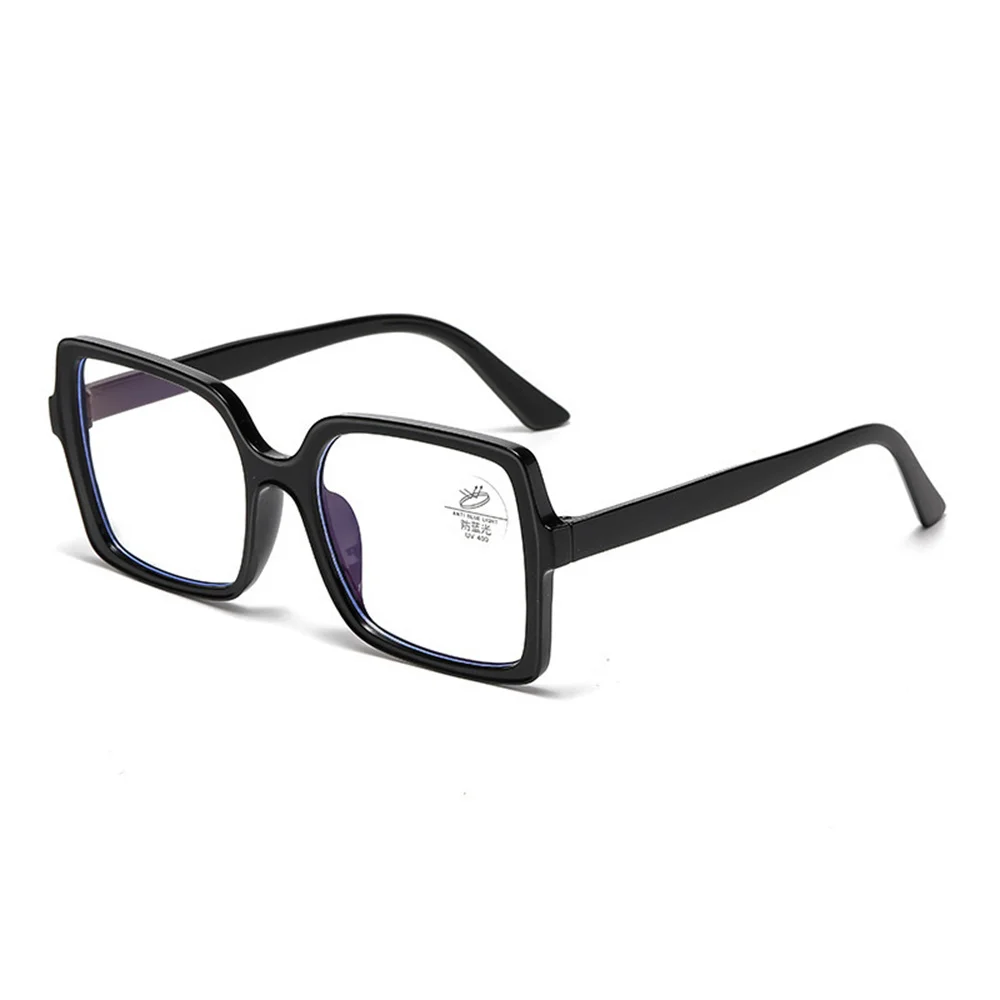 Fashion Square Reading Glasses Men Women Anti-blue Light Glasses Stylish Transparent Frame Eyewear Optical Spectacle Eyeglasses