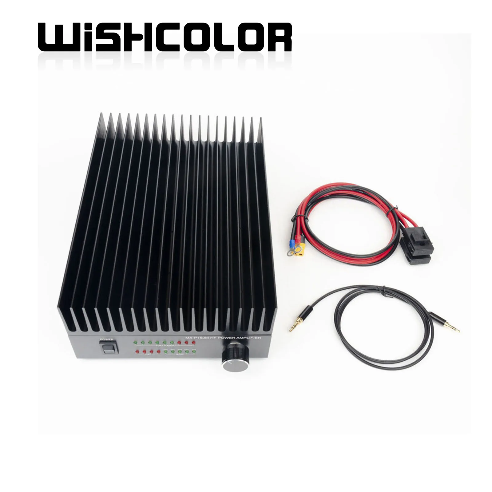 Wishcolor PA-150W HF Power Amplifier Shortwave Linear Amplifier 100-130W QRP Ham Radio Amplifier for FT-818ND IC-705
