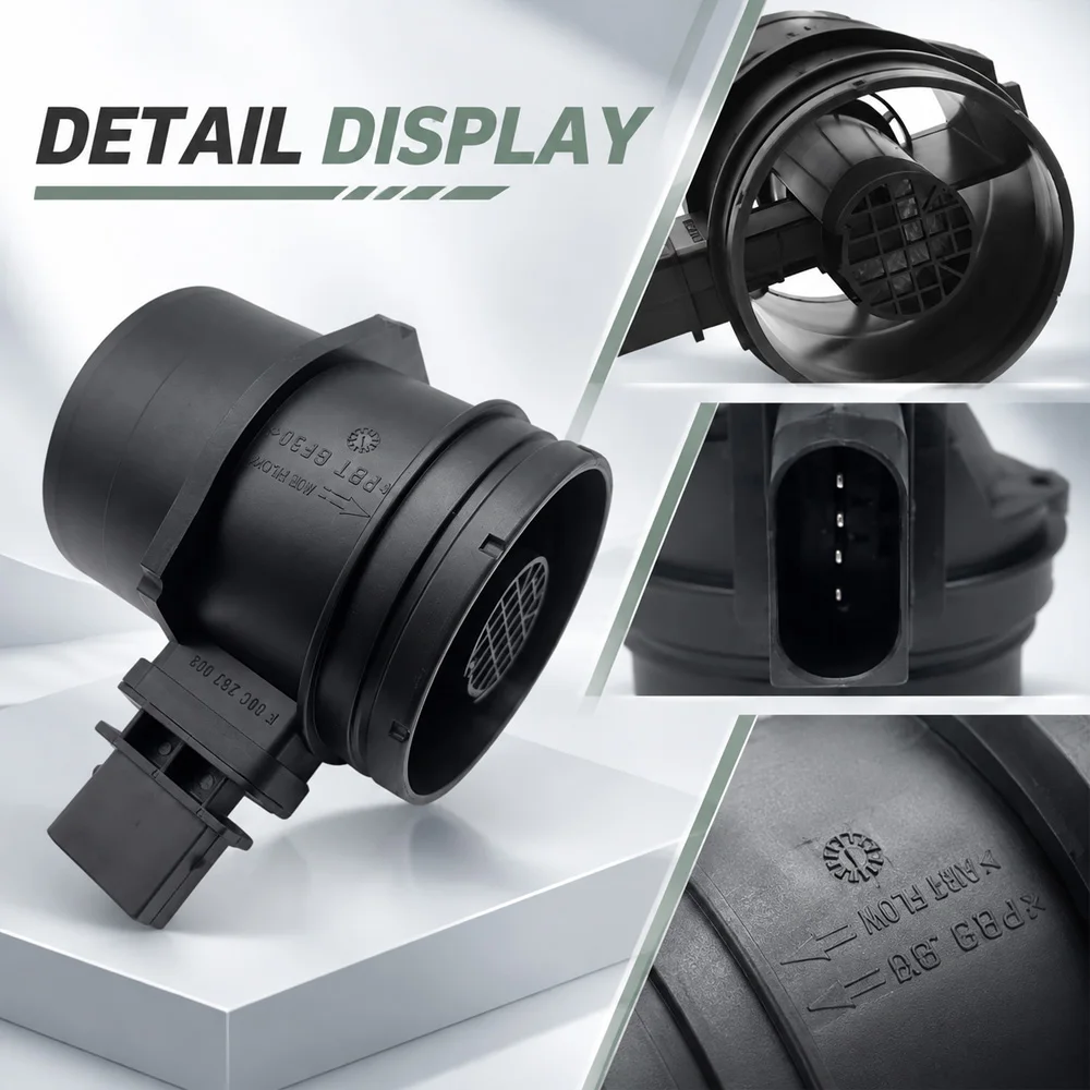 For Mercedes-Benz Viano Vito Mixto W639 2003 2004 2005-2010 Mass Air Flow Sensor Assembly 0281002585 0281002586 A0000942048