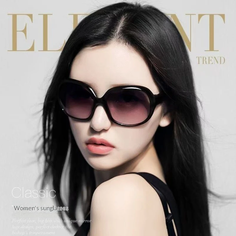 

New Classic Oversized Polarized Sunglasses Women Luxury Brand Retro Big Frame High Quality Elegant FashionTravel UV400SunGlasses