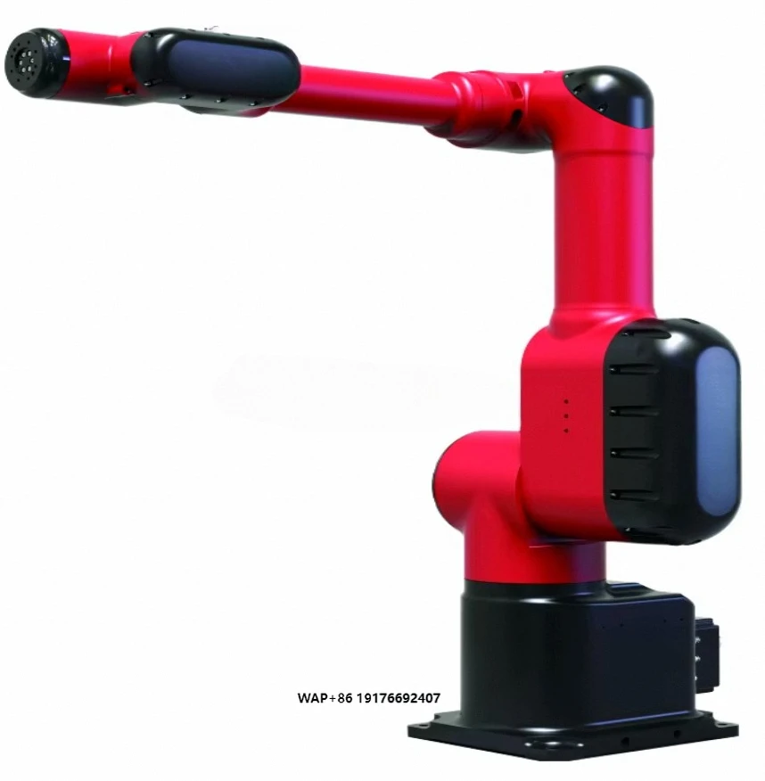 BRTIRUS0707A 700mm Arm Span 7kg Load Capacity Six-axis Intelligent Industrial Robot Arm PLC Motor Multi-Voltage IP65 0.03mm