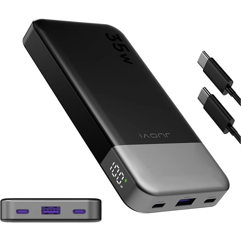 JUOVI 10000mAh Tragbare Powerbank 35W Superschnelles Ladegerät Mini Externer Akku für iPhone 17 16 15 14 13 Samsung S26 S25 S24 S23