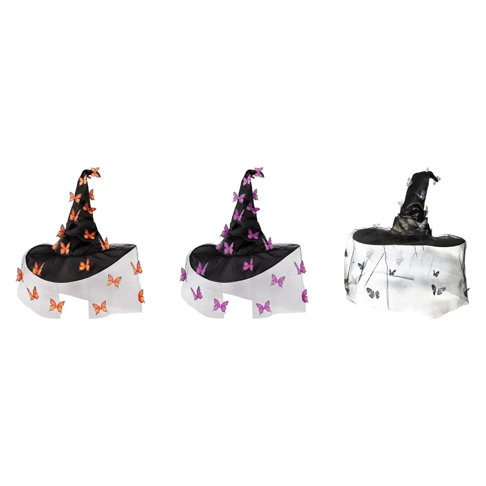 Akcesoria do kostiumu czarownicy na Halloween, kapelusz czarownicy, upominki na przyjęcie, przebranie