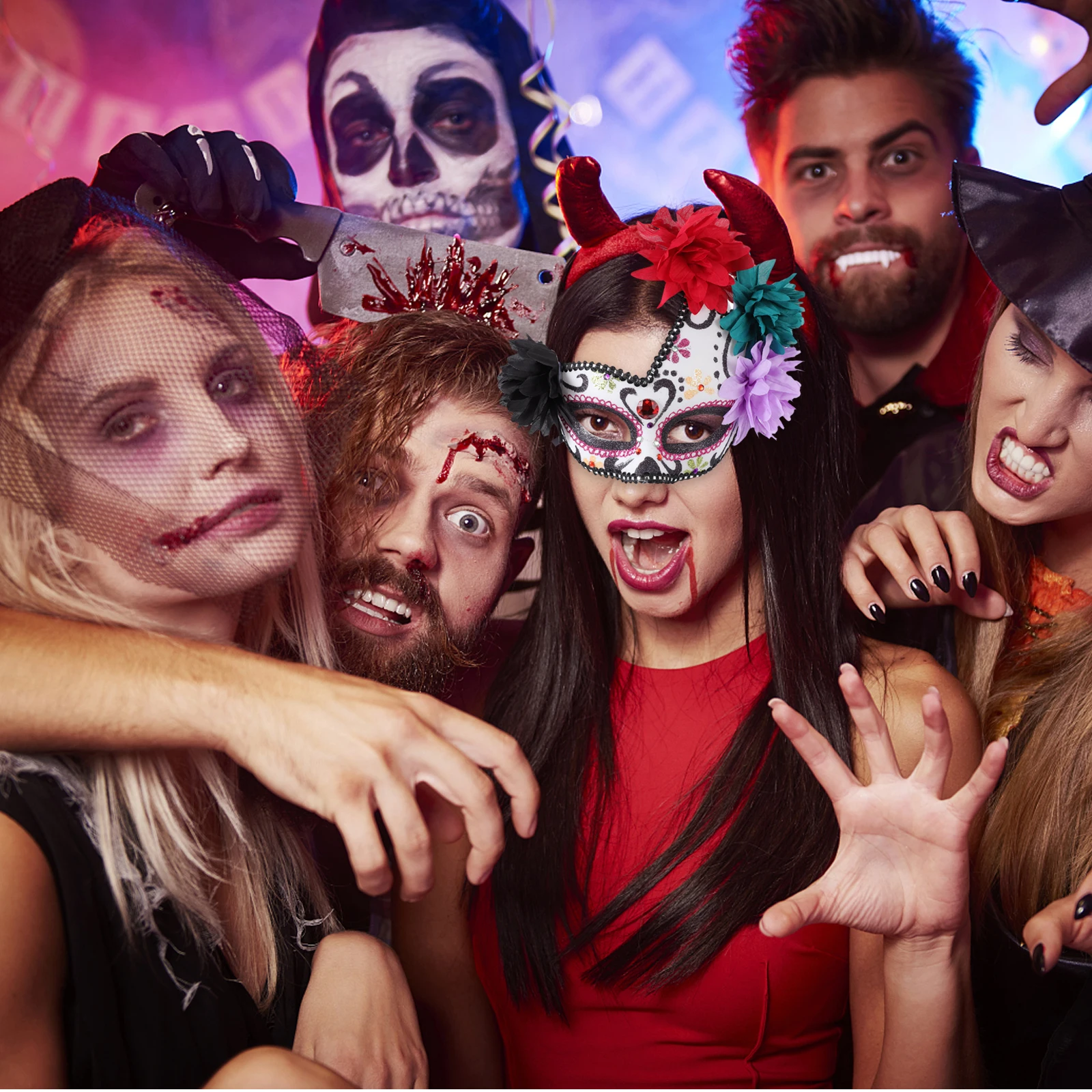 

Ghost Mask Masquerade Cosplay Scary Accessories Halloween Accessory Party Masks Miss