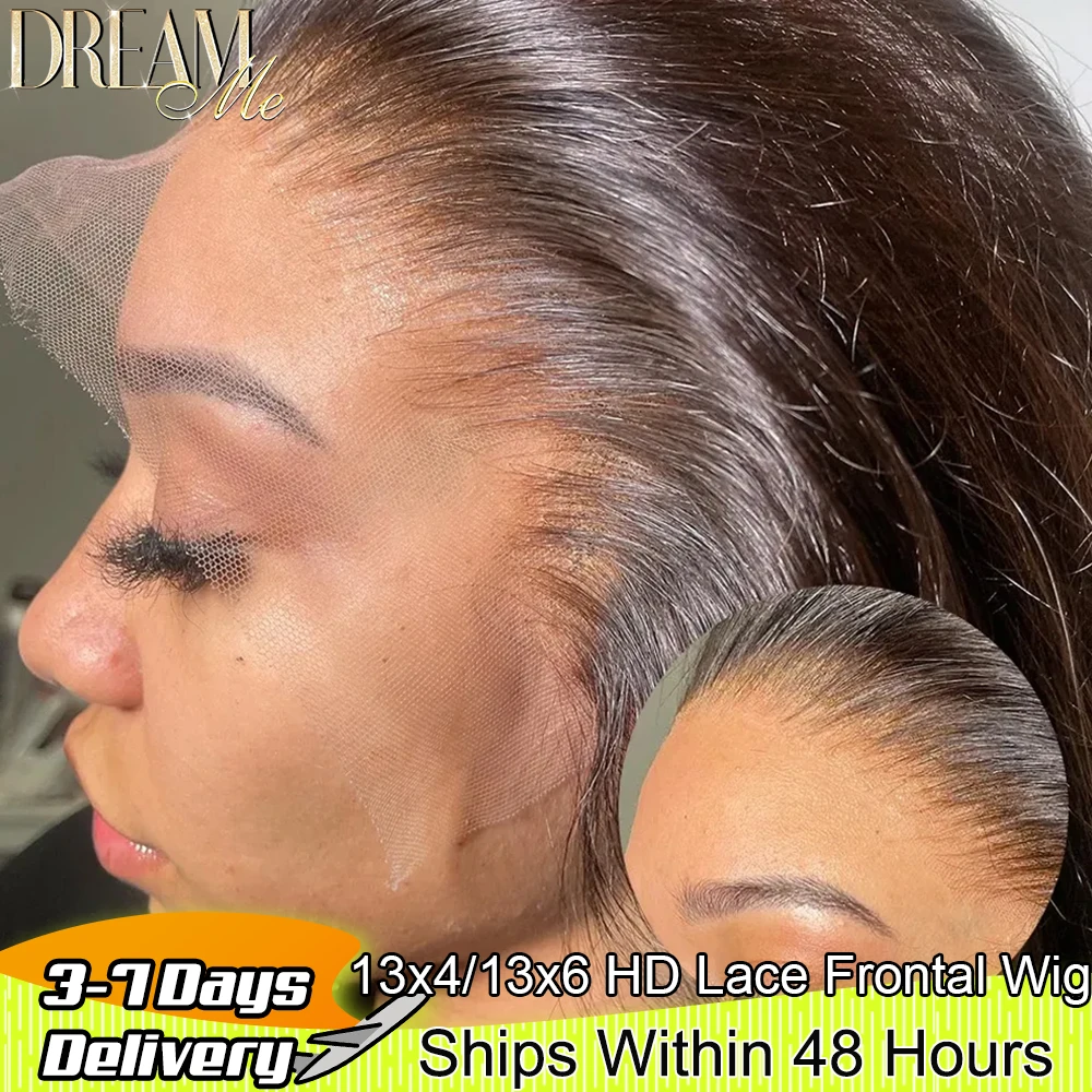 Proste HD Full Lace Frontal Wigs Human Hair 4x4/5x5 HD Transparent Lace Closure Wigs 250% Remy Hair SKINLIKE Lace Ftont Wig