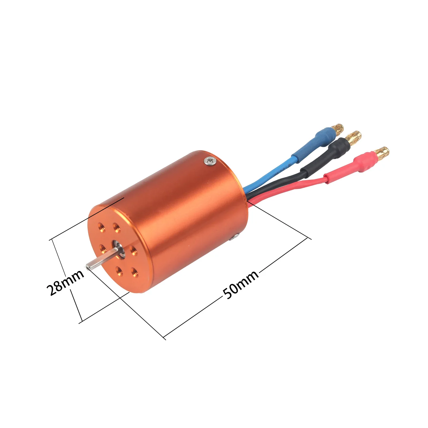 FATJAY 2838-2800KV 3800KV RC Hobby Inrunner Brushless Motor 2.3mm Shaft Upgraded Version of the 2440  model for RC Car RC Boat