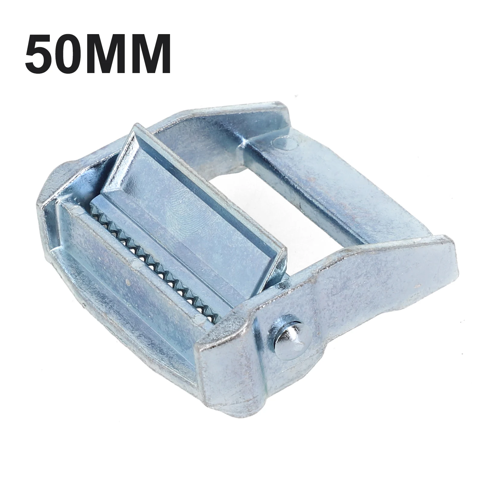 1pc 38mm/ 50mm Zinc Alloy Buckles For Heavy Duty Tie‑Down Cargoes Strap Fixed Tensioner With 600kg/800kg Safety Tensile Force