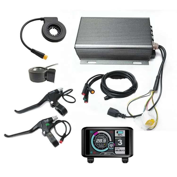 

72v 100A Ebike Sabvoton Sinewave Controller 3000W 5000W 8000W Electric Bike Conversion Parts Kit