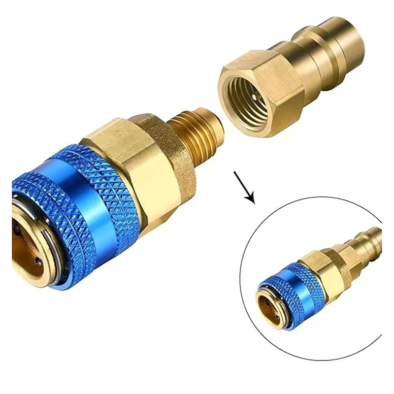 

A67P-R134a Комплекты для переоборудования Кондиционеры Наполняющие клапаны Фитинги Порт-адаптер Модернизация Быстроразъемные муфты