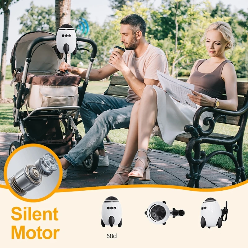 عربة الأطفال الروك جهاز مهدئ الصوت USB قابلة للشحن الروك المحمولة سماعة لاسلكية تعمل بالبلوتوث النوم المعونة تهتز جهاز النوم #6