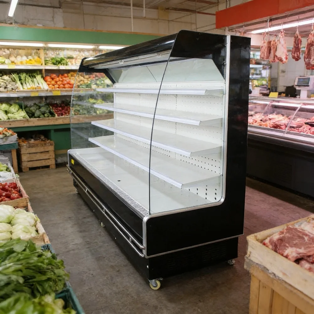 

Fruit Cutting Display Cabinet Commercial Supermarket Fruit and Vegetable Beverage Air-cooled Fresh-keeping Cabinet