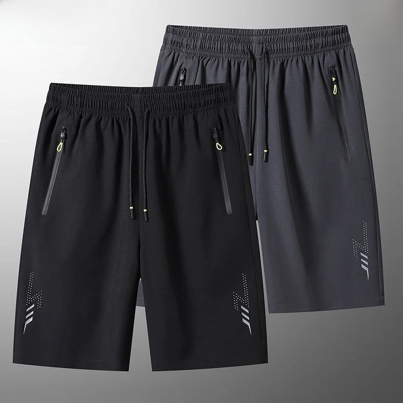 

Ice Silk Qui Dry orts мужские летние уличные тонкие баскетбольные спортивные повседневные брюки для бега пять четвертей легкие дышащие