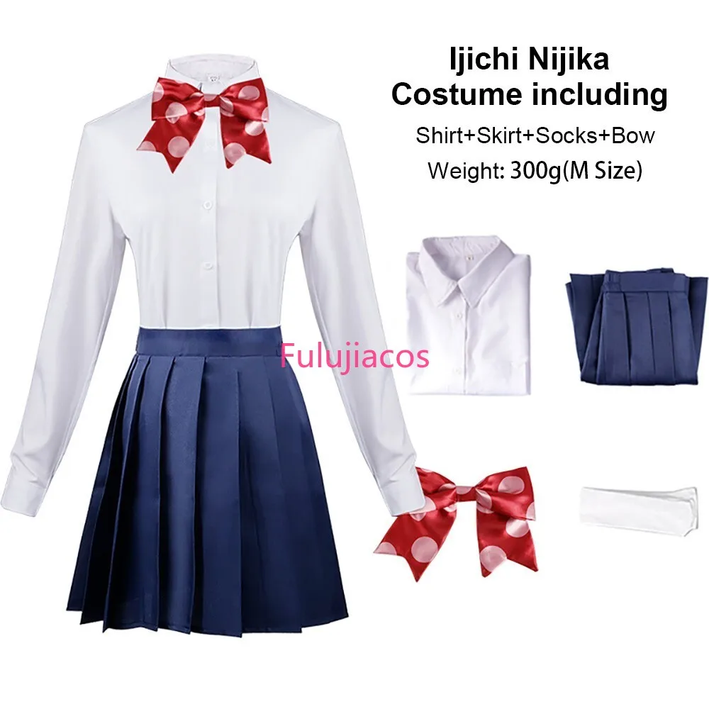 

Fulujiacos Ijichi Nijika Cosplay Costume Skirt Halloween Carnival Outfits