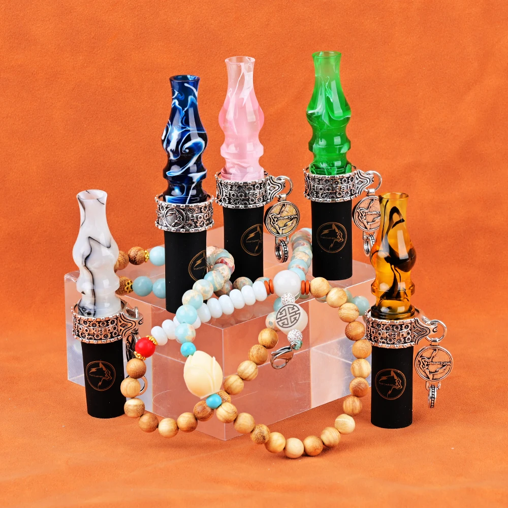 

Wolfcoolvape Arabic hookah mouthpiece High-end stone wood chain resin mouthpiece Hookah ShiSha original mouthpiece
