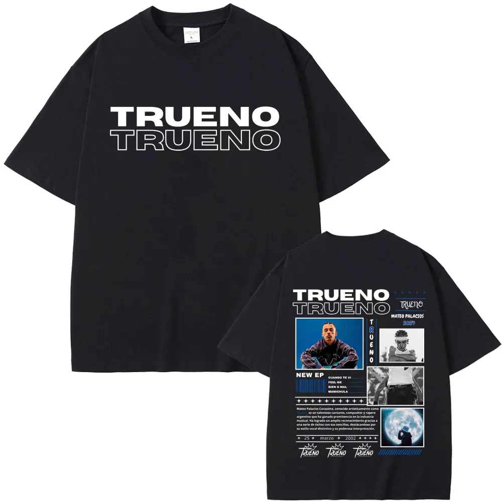 

Rapper Trueno Graphic T-shirts Men Women Clothing Hip Hop Vintage Oversized Short Sleeve T-shirt Men's Fashion Trend T Shirts