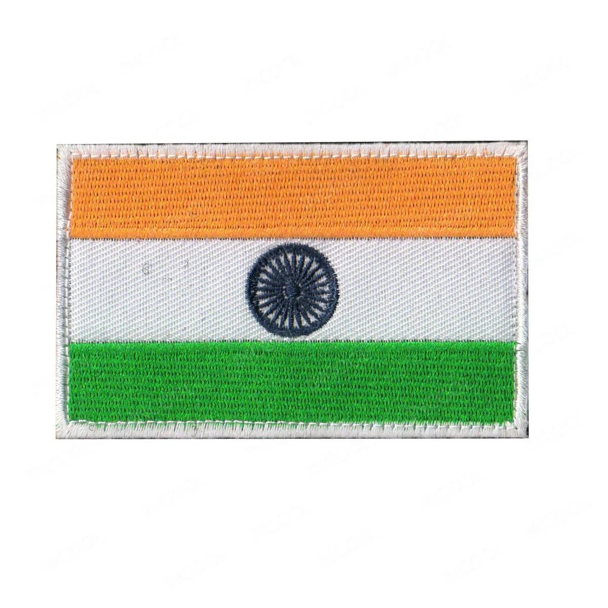 Parche táctico bordado bandera de India – para gorra y brazalete - imagen 2