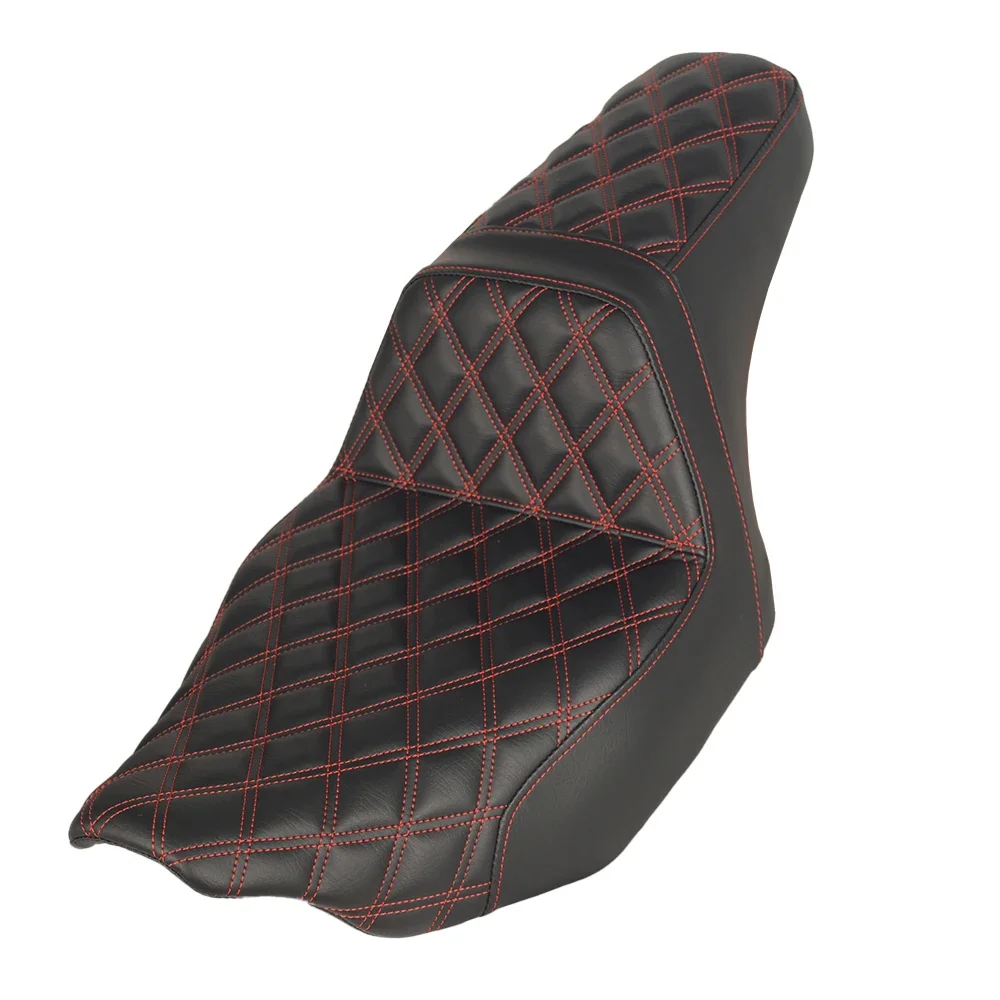 

Motorcycle Red Step Up Seat Cushion for Harley Touring Street Glide Road Glide 2023.5-2025