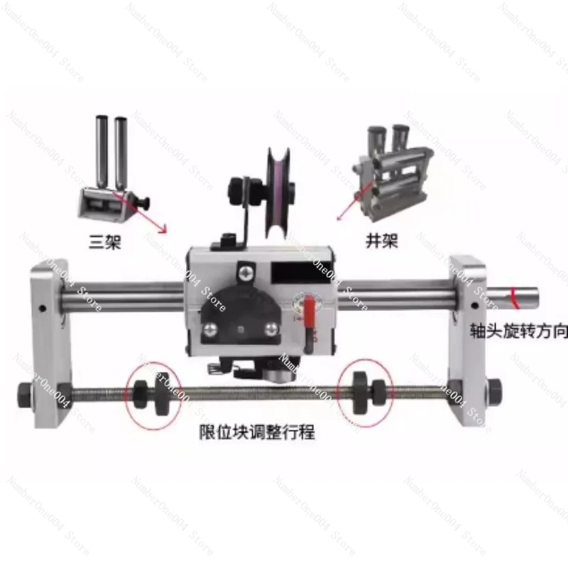 For Pitch 0-11mm Max Dirving Force 10kg Automatic Wire Arranger GP15 RG3-15-2MCRFX Full Set Winding Wire Arrangement Machine