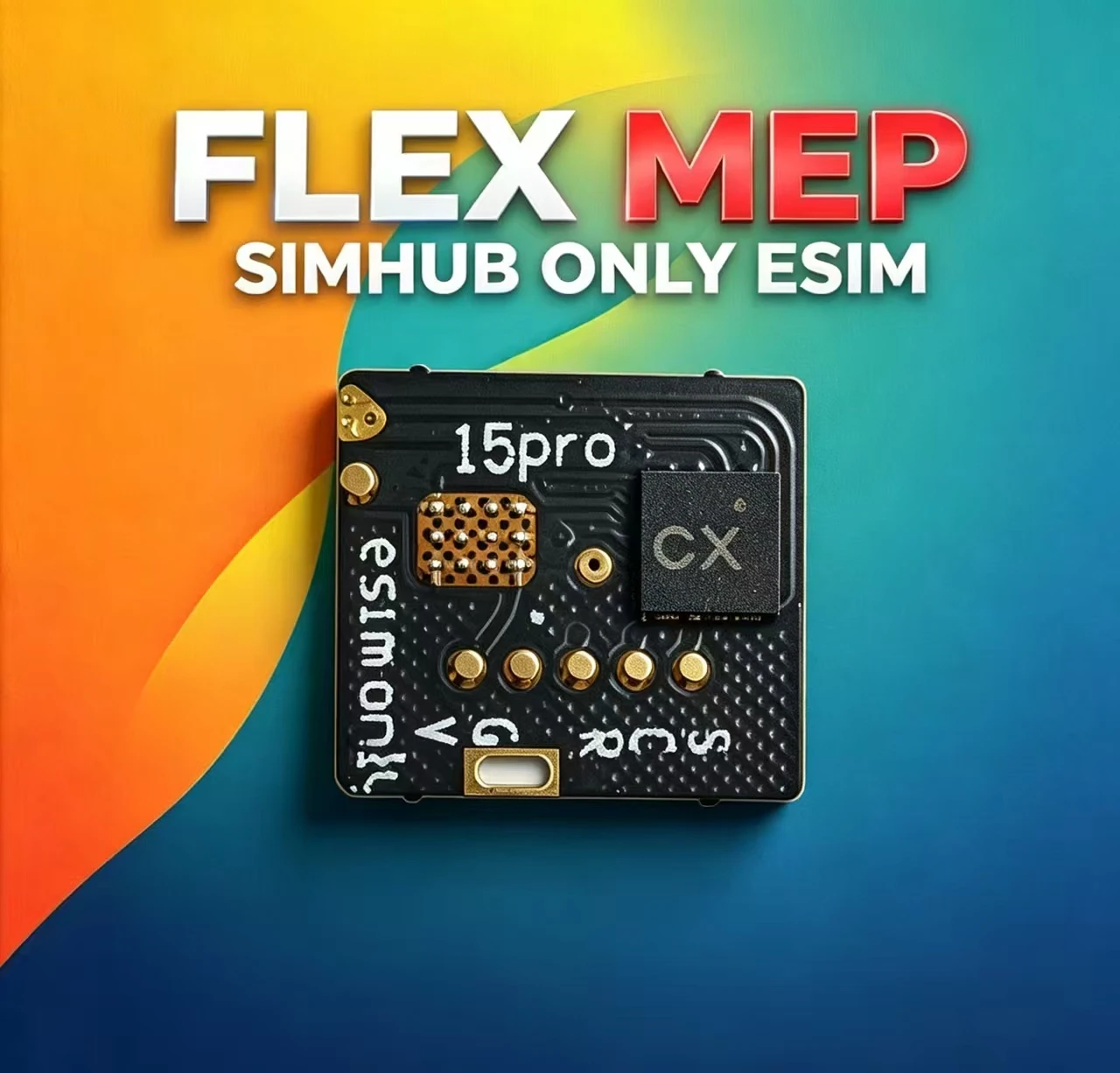 MEP flex SIMHUB only E-sim for IP14pro 14promax 15 15plus 15pro 15promax IP16 16plus 16pro 16promax 17pro 17promax